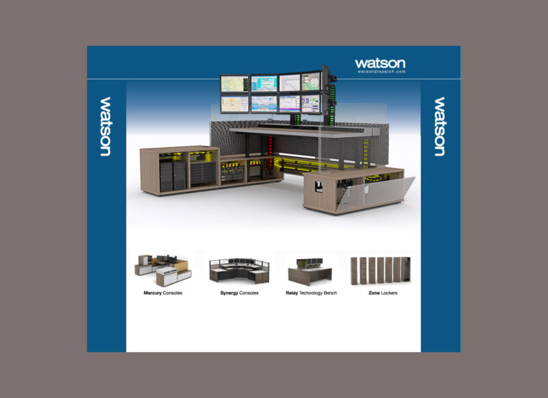 Watson Dispatch line of technical console desks